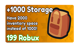 GAMEPASS +1000 STORAGE